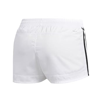 ☆Adidas☆Originals LACE TRIM 3S SHORTS White adidas Women's Lifestyle Lace Trim 3-Stripes Shorts - White